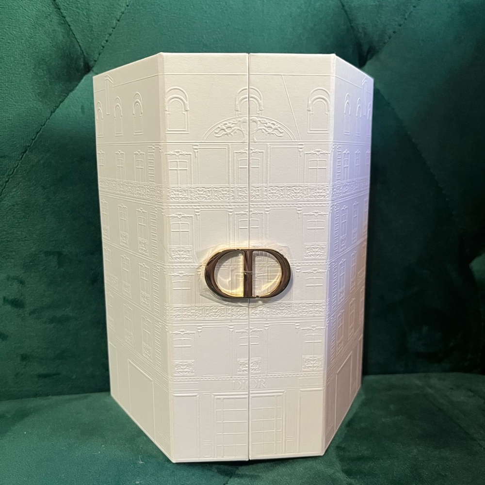 Dior Cream Jewelry Box with Gold Accent